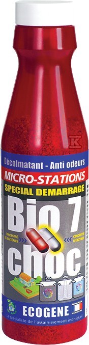 Preparat BIO7 CHOC MICROSTATIONS AKTYWACJA 375G do oczyszczalni biologicznych