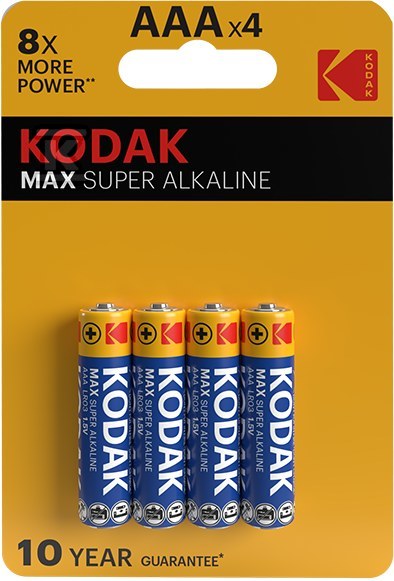 Bateria alkaliczna KODAK MAX K3A-4 (LR3), blister=4 szt