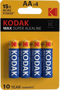 Bateria alkaliczna KODAK MAX KAA-4 (LR6), blister=4 szt