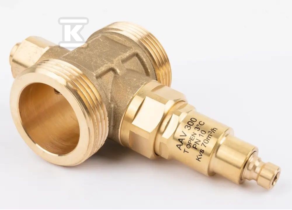Zawór antyzamrożeniowy AAV 300, G1 1/4", PN10, Kvs 70 m3/h, temperatura otwarcia 3°C