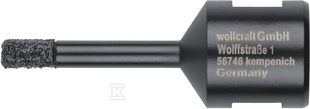Otwornica diamentowa do płytek 6 mm Wolfcraft Ceramic/M14, super szybka