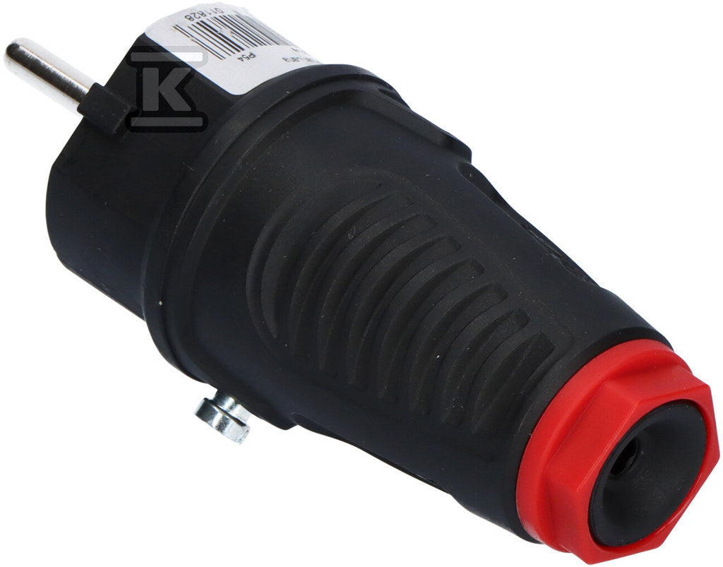 Wtyczka gumowa 16A 3P 230V uni-schuko IP54 Seria TAURUS2