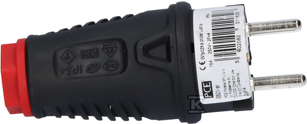 Wtyczka gumowa 16A 3P 230V uni-schuko IP54 Seria TAURUS2
