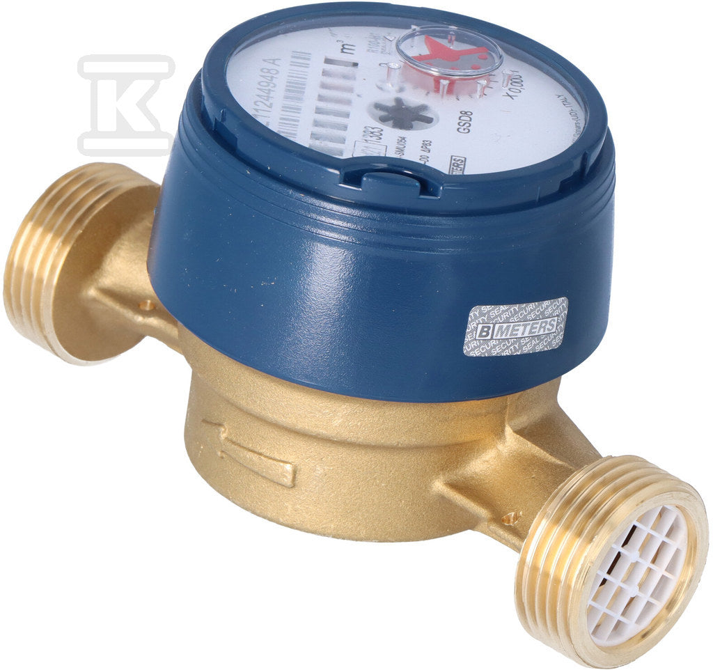 Wodomierz jednostrumieniowy suchobieżny antymagnetyczny, typu GSD8-I,Tmax:50°C,L=130mm GSD8-I 3/4" AF Q3-4,0m3/h DN20 MID R100/R50 AM