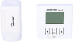 AURATON Apus SET - dobowy, bezprzewodowy regulator temperatury z elektroniczną głowicą grzejnikową (zestaw), (następca modelu 200TRA)