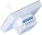 Regulator temperatury dobowy biały podtynkowy 230V VS35W