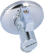 Zawór kulowy kątowy z filtrem ANGEL Plus chrom 1/2"-3/8"