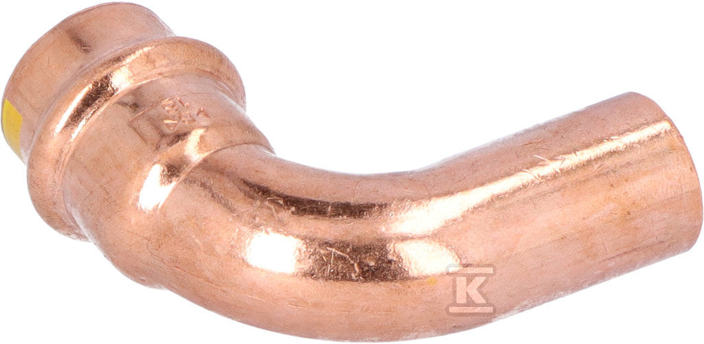 Łuk 90° jednokielichowy, 18 CU B Press Gas