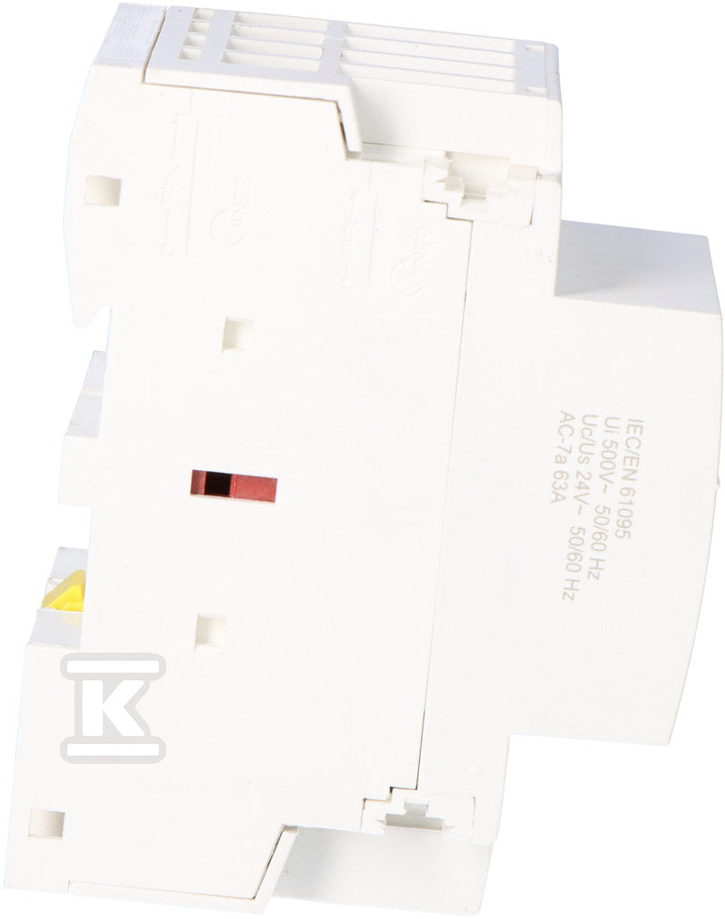 Stycznik modułowy ST63-40/24 stycznik modułowy styki 4NO I=63A nap. Cewki U=24V AC 3 moduły