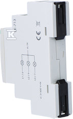 Lampka kontrolna zasilania LK-713 R, 3xLED czerwona, 3x230V+N, 1 moduł