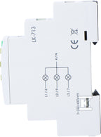 Lampka kontrolna zasilania LK-713 Y, 3xLED żółta, 3x230V+N, 1 moduł