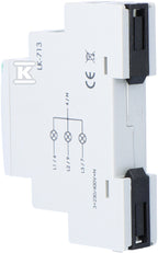 Lampka kontrolna zasilania LK-713 Y, 3xLED żółta, 3x230V+N, 1 moduł