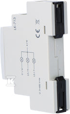 Lampka kontrolna zasilania LK-713 G, 3xLED zielona, 3x230V+N, 1 moduł