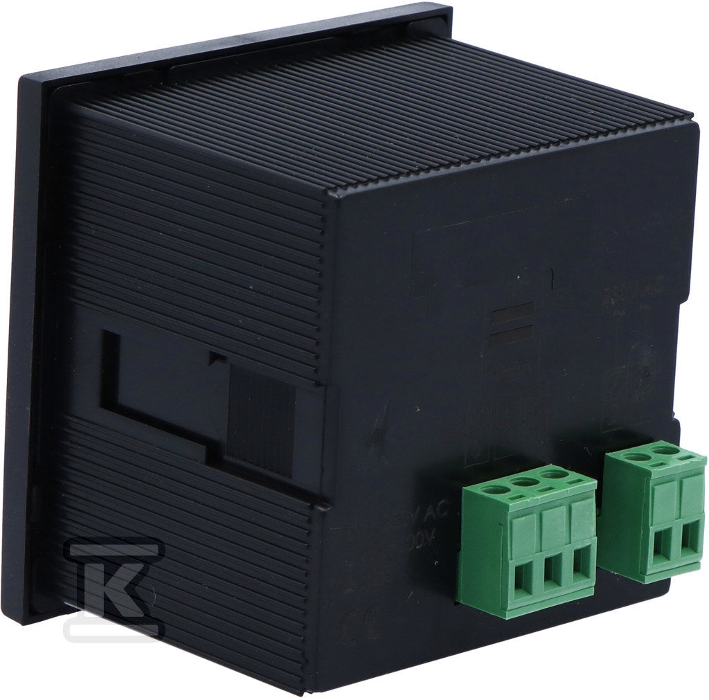 Cyfrowy wskaźnik napięcia, jednofazowy DMV-1T zakres wskazań 0÷600V panelowy 72x72mm
