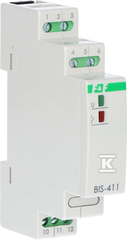 Przekaźnik bistabilny 24V, montaż na szynie DIN BIS-411-24V