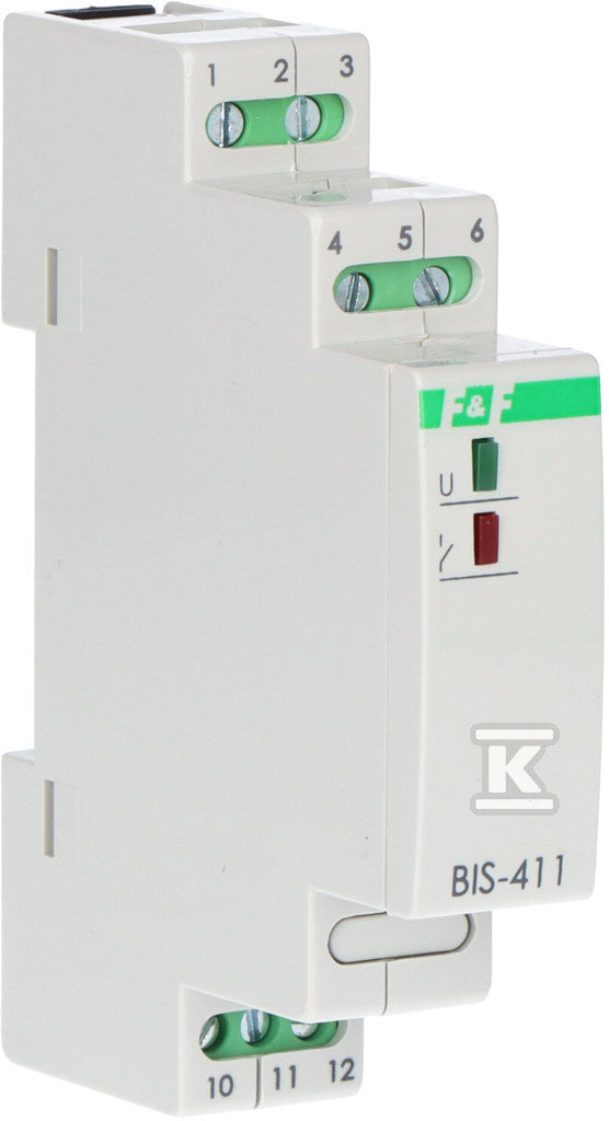 Przekaźnik bistabilny BIS-411, montaż na szynie DIN BIS-411