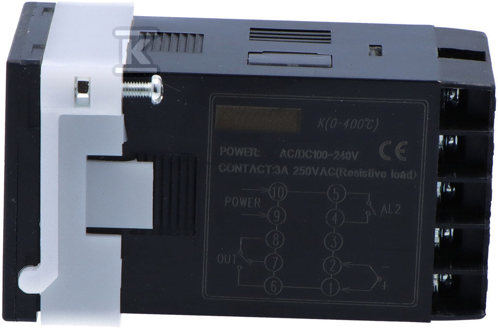 Cyfrowy regulator teperatury CRT-15T z sondą w kmpl. , zakres reg. 0-400° C, I=3A, panelowy