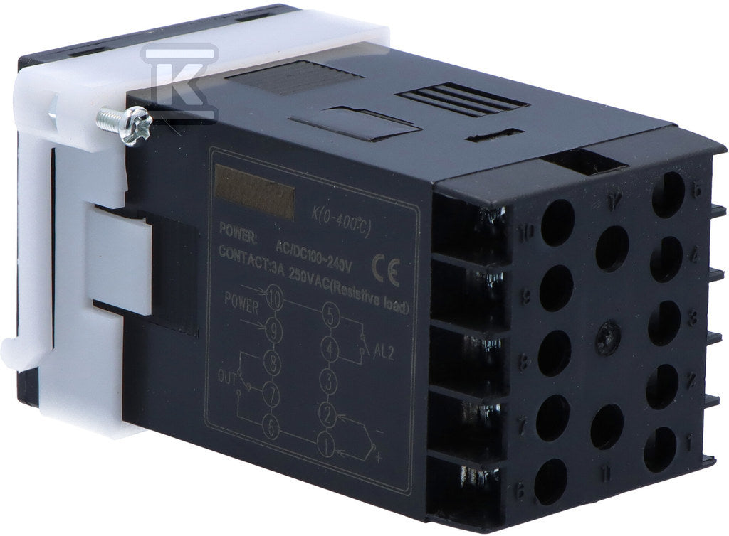 Cyfrowy regulator teperatury CRT-15T z sondą w kmpl. , zakres reg. 0-400° C, I=3A, panelowy