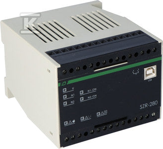 Sterownik samoczynnego załączania rezerwy N1+N2, oprogramowanie PC w zestawie
