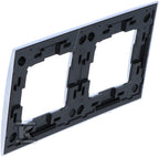 Ramka 2-krotna Metalowa Chrom - IP20 / IP44, chrom Simon54