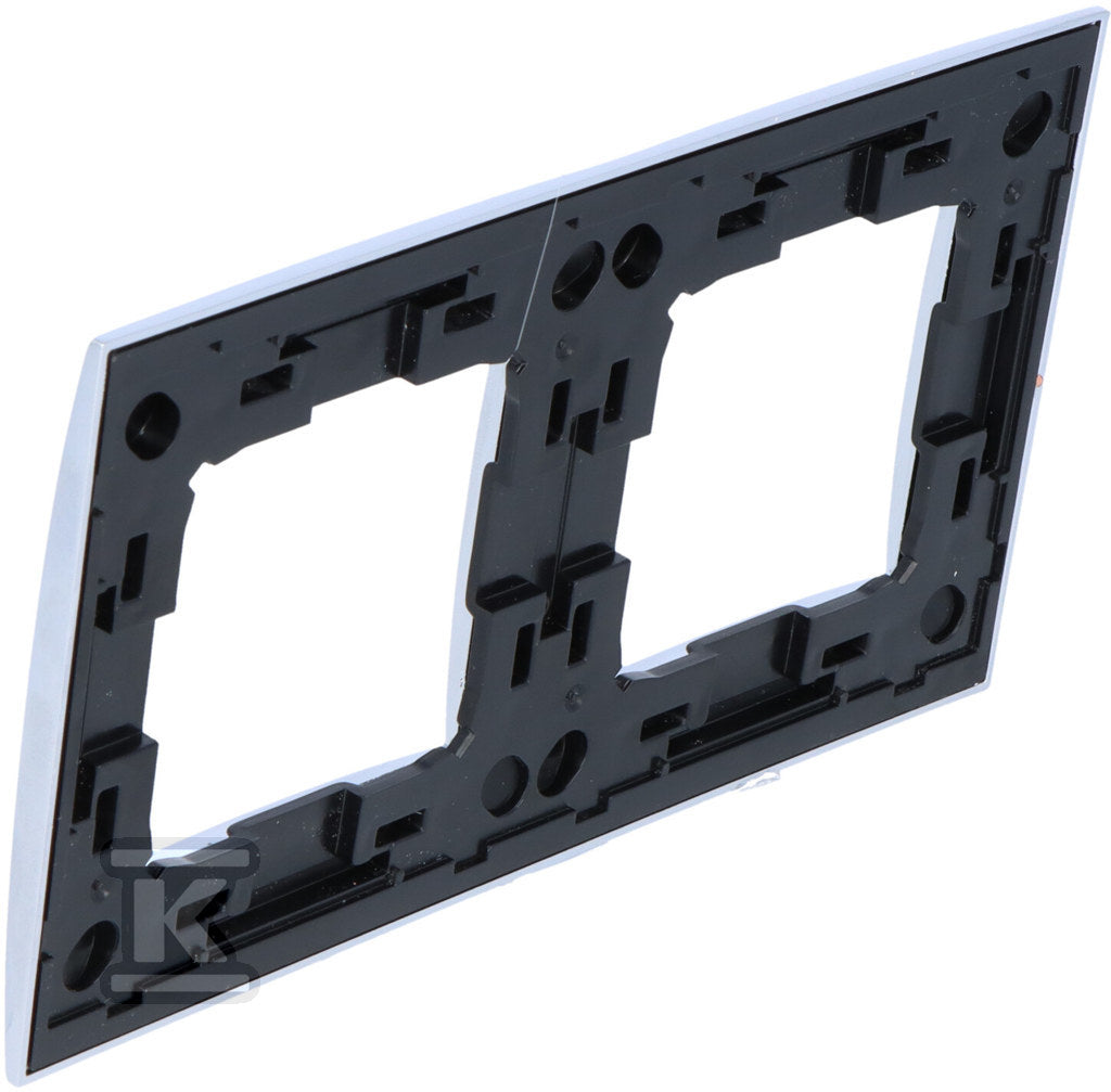 Ramka 2-krotna Metalowa Chrom - IP20 / IP44, chrom Simon54