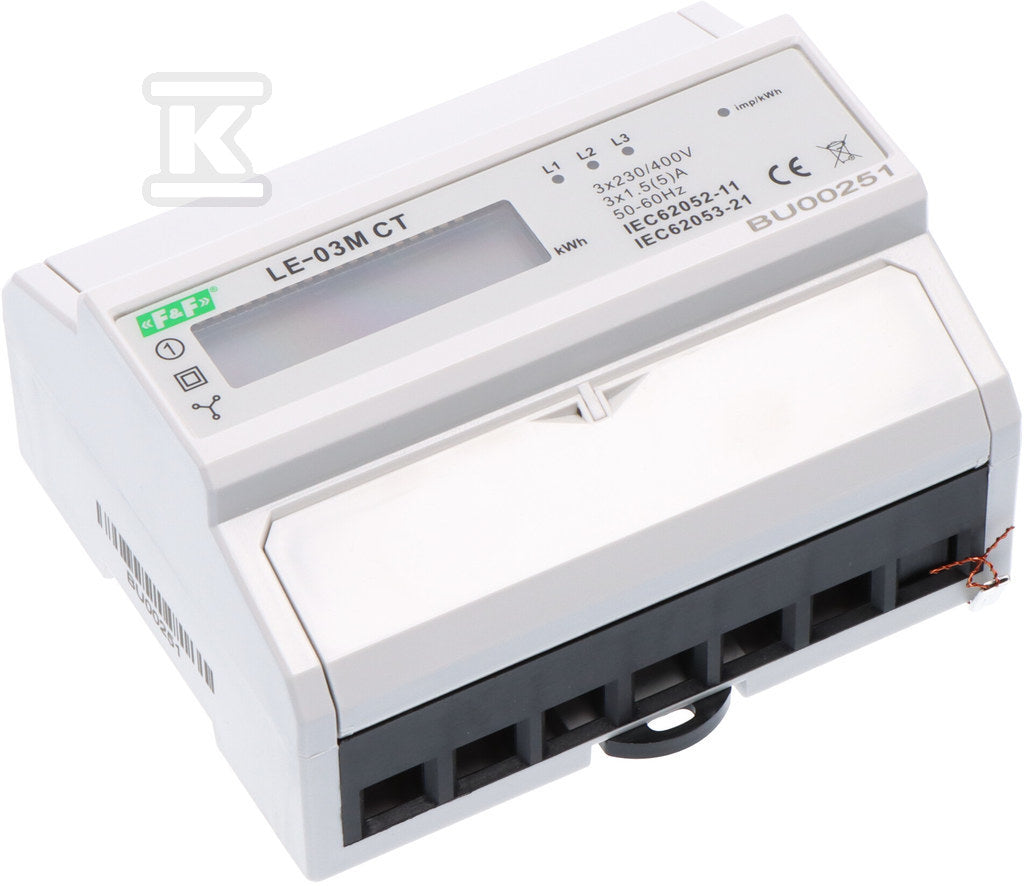 Licznik energii elektrycznej MODBUS RS-485 -trójfazowy LE-03M