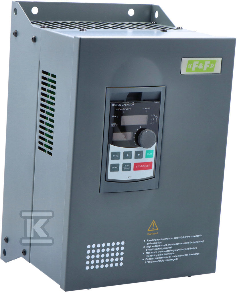 Falownik trójfazowy Uwe=3x400V AC, Iwe=35A, Uwy=3x400V AC, Iwy=32A, Pmax=15kW