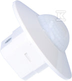 DR-08 Czujnik ruchu PIR 360, Un=230V AC, P=1000W, montaż sufitowy i do puszki podtynkowej FI60, biały