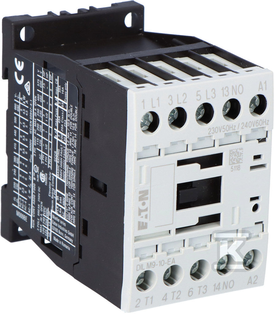Stycznik 4kW/400V, sterowanie 230VAC DILM9-10-EA(230V50HZ,240V60HZ)