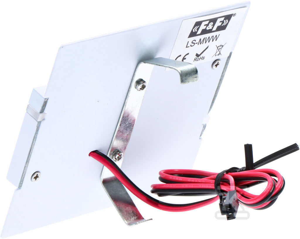 Oprawa schodowa LED Maya, biała, 1,2W, 3100K, ciepła
