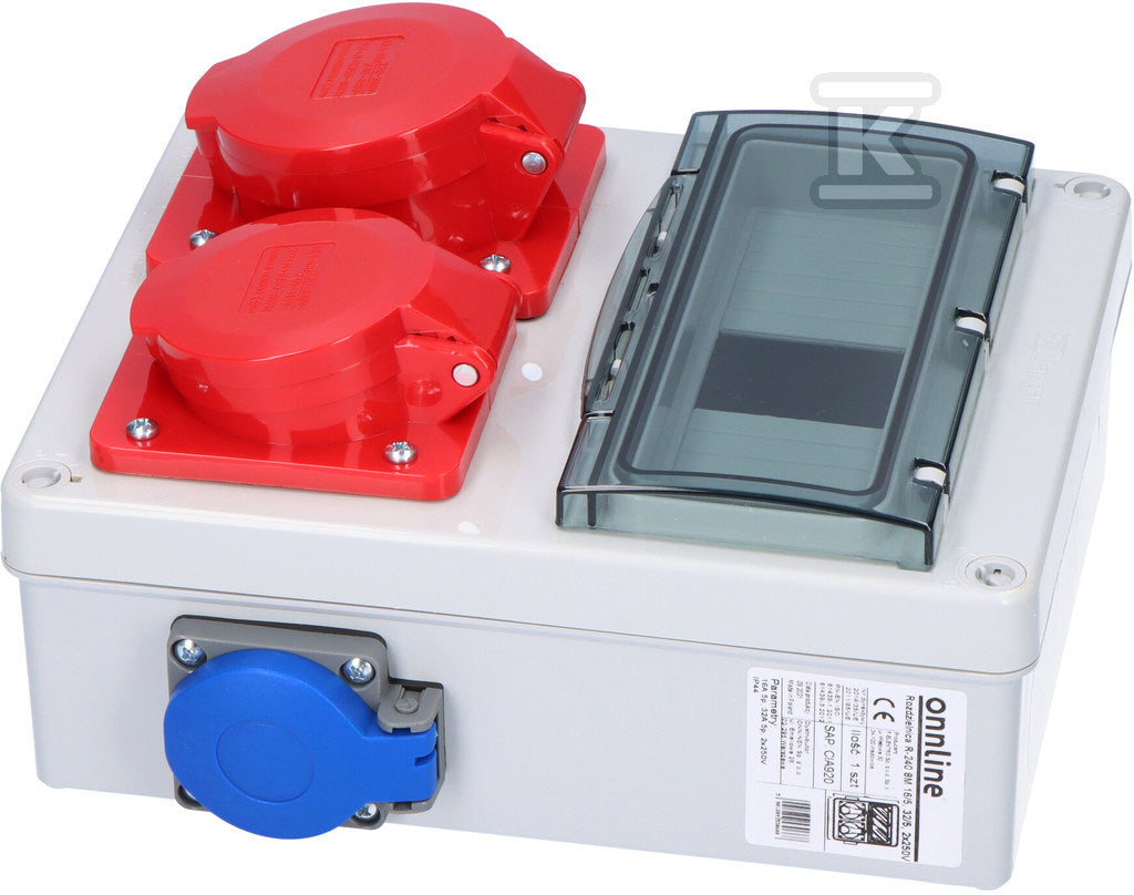 Rozdzielnica R-240 8M 16/5, 32/5, 2x230V ONNLINE POWER