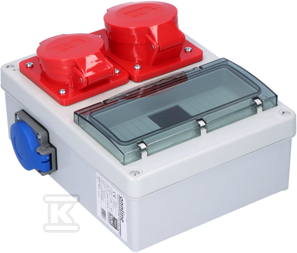 Rozdzielnica R-240 8M 16/5, 32/5, 2x230V ONNLINE POWER