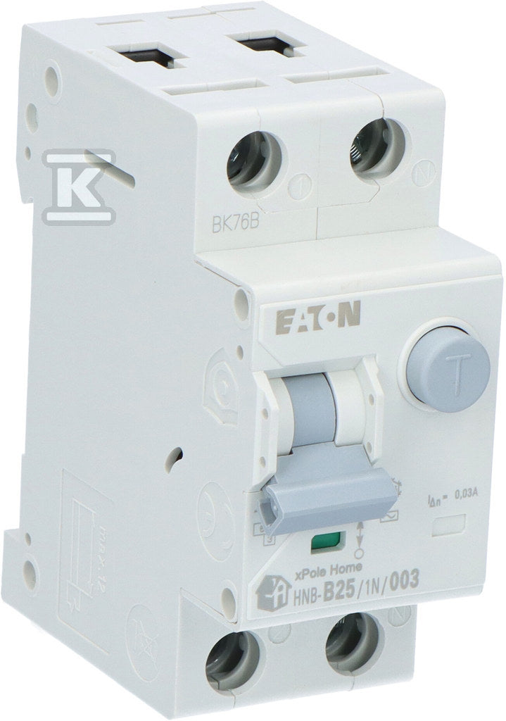 Wyłącznik kombinowany 6kA typ AC HNB-B25/1N/003