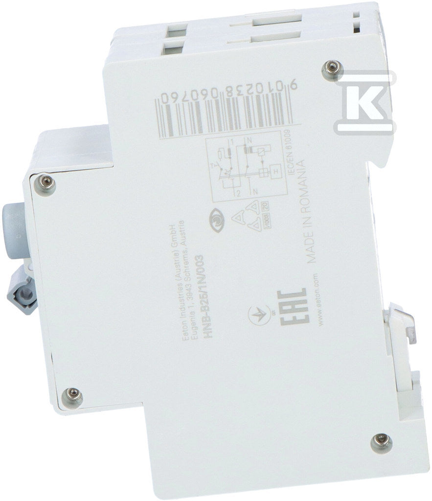 Wyłącznik kombinowany 6kA typ AC HNB-B25/1N/003