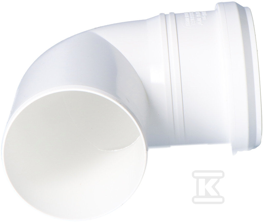 Kolano do systemów kominowych PP 87° DN80mm z uszczelką [EPDM] ONNLINE