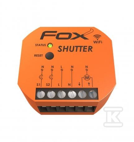DOPUSZKOWY STEROWNIK ROLET Wi-Fi Z SILNIKIEM 230V SHUTTER FOX