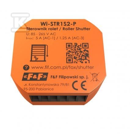DOPUSZKOWY STEROWNIK ROLET Wi-Fi Z SILNIKIEM 230V SHUTTER FOX