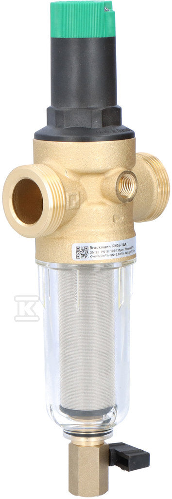 Filtr mini-plus z regulatorem ciśnienia, 1", z opłukiwaniem