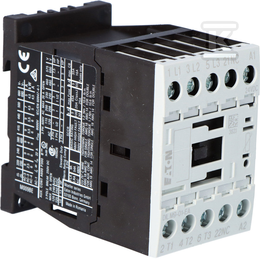 Stycznik 4kW/400V, sterowanie 24VDC DILM9-01-EA(24VDC)