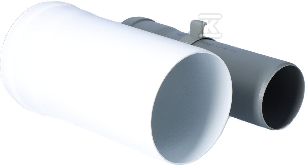 Rura kominowa prosta koncentryczna PP-AL L250mm DN80/125mm z uszczelką [EPDM] ONNLINE