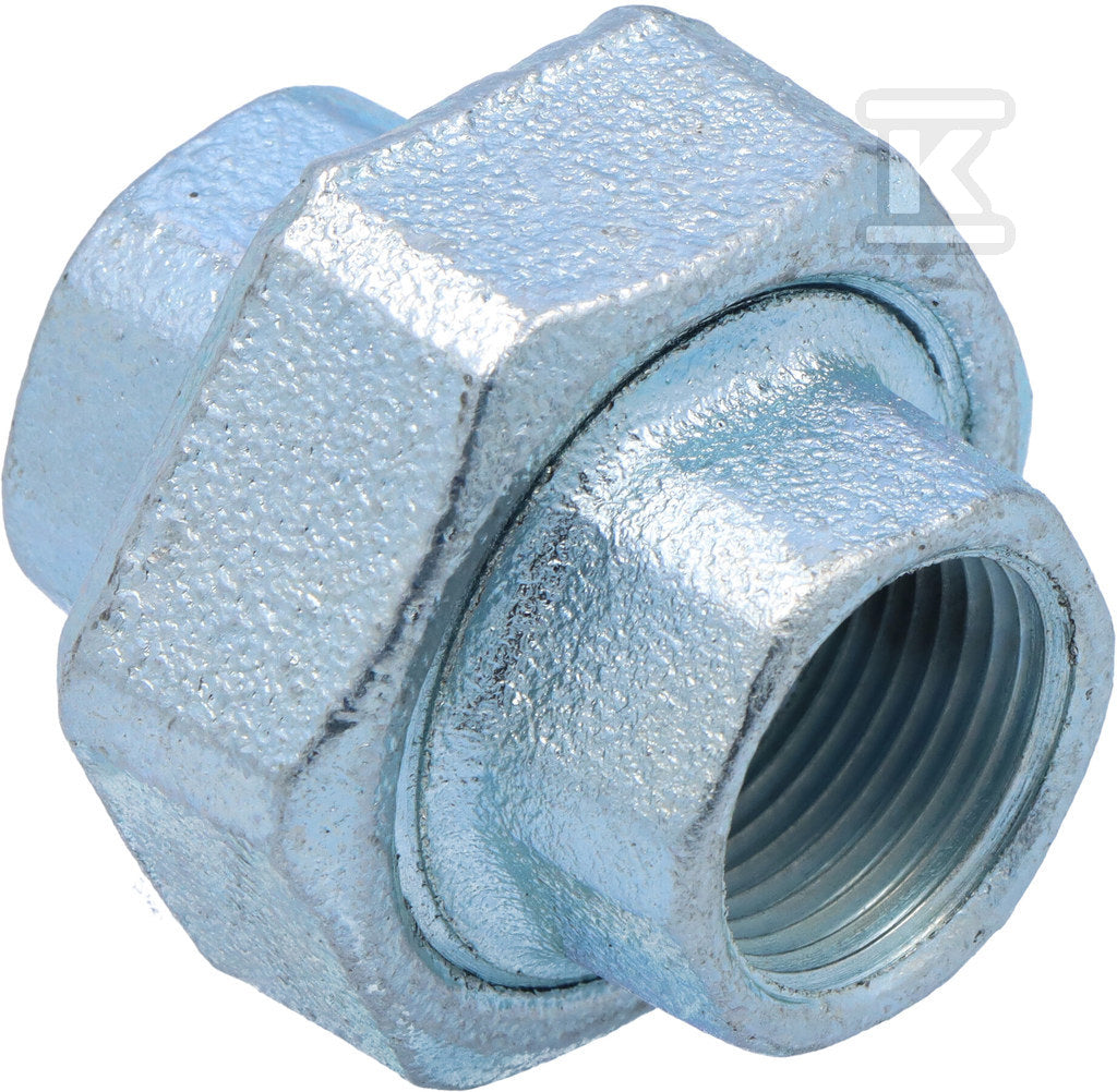 Śrubunek dwuzłączka prosta nakrętna 3/4" ocynk U1, NR 48, NR 330