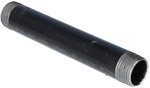 Sztucer stalowy czarny 1/2" dł.0.20m dwustronnie gwintowany