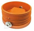 Kineta PP 1000 rozprężna, L=500 110PE 200kg, bez uszczelki, kolor pomarańczowy (Diamir 1000)