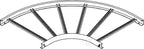 Łuk 90° typ LB 90 660 R3 FS
