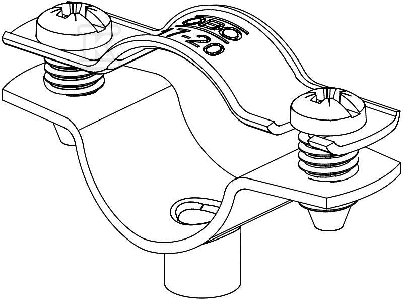 Obejma dystansowa, z gwintem M6 typ ASG 732 20 G