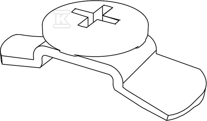 Rygiel obrotowy, ocynk ogniowo-zanurzeniowy typ AZDR 50 FT
