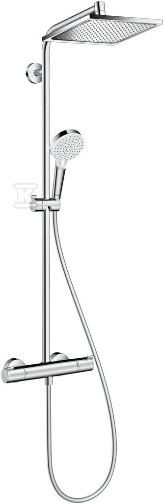 Komplet prysznicowy Hansgrohe Crometta E 240 1jet EcoSmart z termostatem 27281000