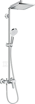 Komplet prysznicowy Hansgrohe Crometta E 240 1jet z baterią jednouchwytową 27284000