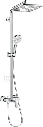 Komplet prysznicowy Hansgrohe Crometta E 240 1jet z baterią jednouchwytową 27284000