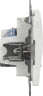 Gniazdo komputerowe 2xRJ45 kat.6 STP, biały SEDNA DESIGN